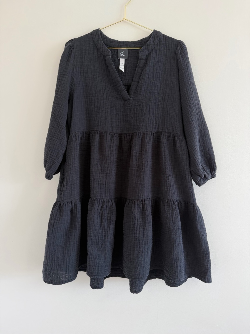 Echo Supersoft Gauze Kiki Mini Dress